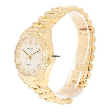 Rolex Datejust 31 Armbanduhr Datejust Automatik aus 750 Gelbgold Ref. 178278