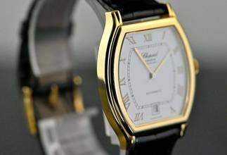 Thumbnail von Chopard Tonneau Date | 2247 | Automatic | Full Set 2002 | yellow gold
