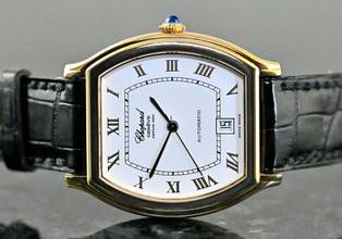 Thumbnail von Chopard Tonneau Date | 2247 | Automatic | Full Set 2002 | yellow gold