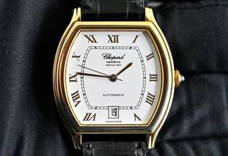 Thumbnail von Chopard Tonneau Date | 2247 | Automatic | Full Set 2002 | yellow gold