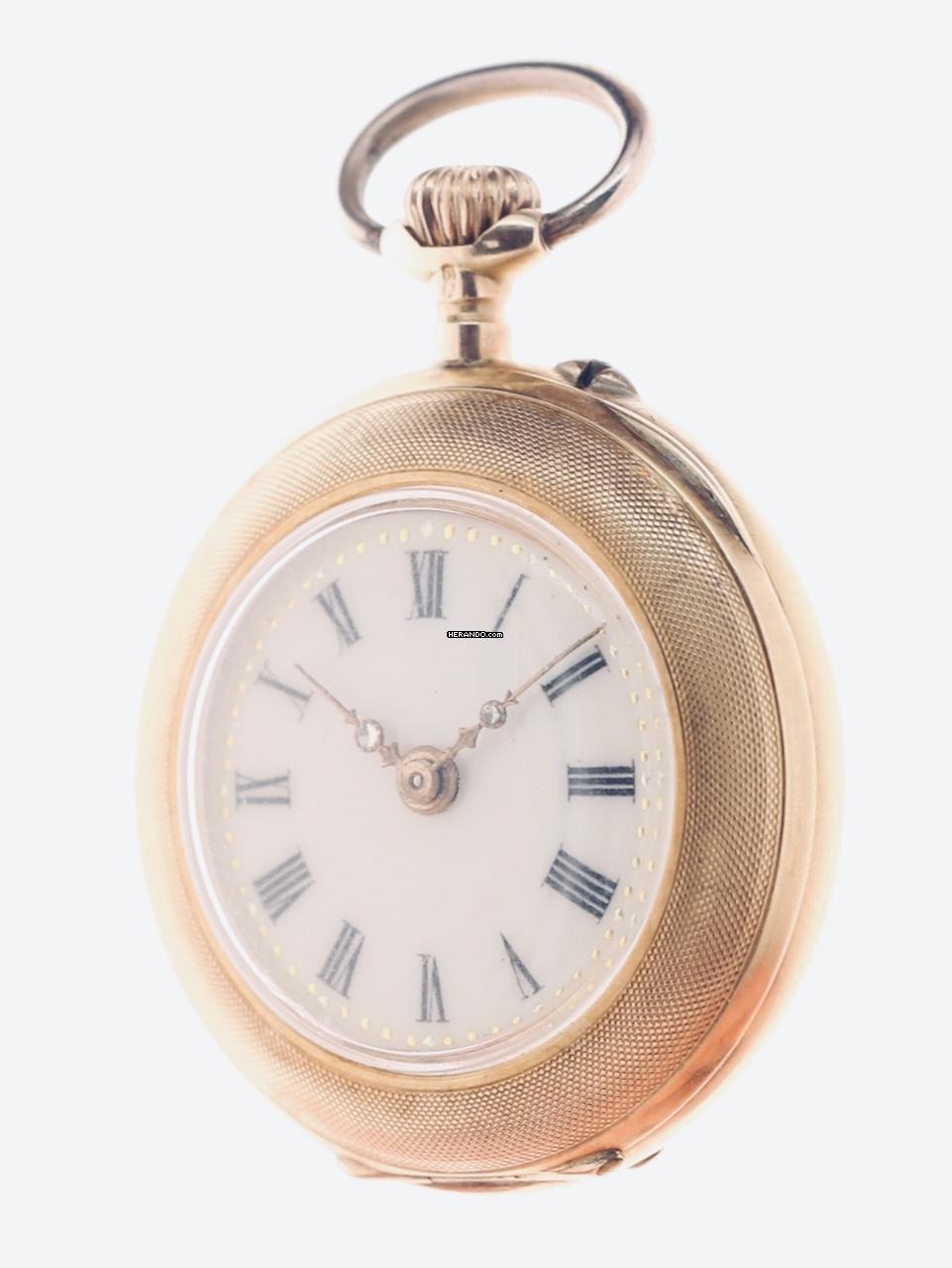 Thumbnail von Zwitserse dames Fob 14 k rood goud 1890s