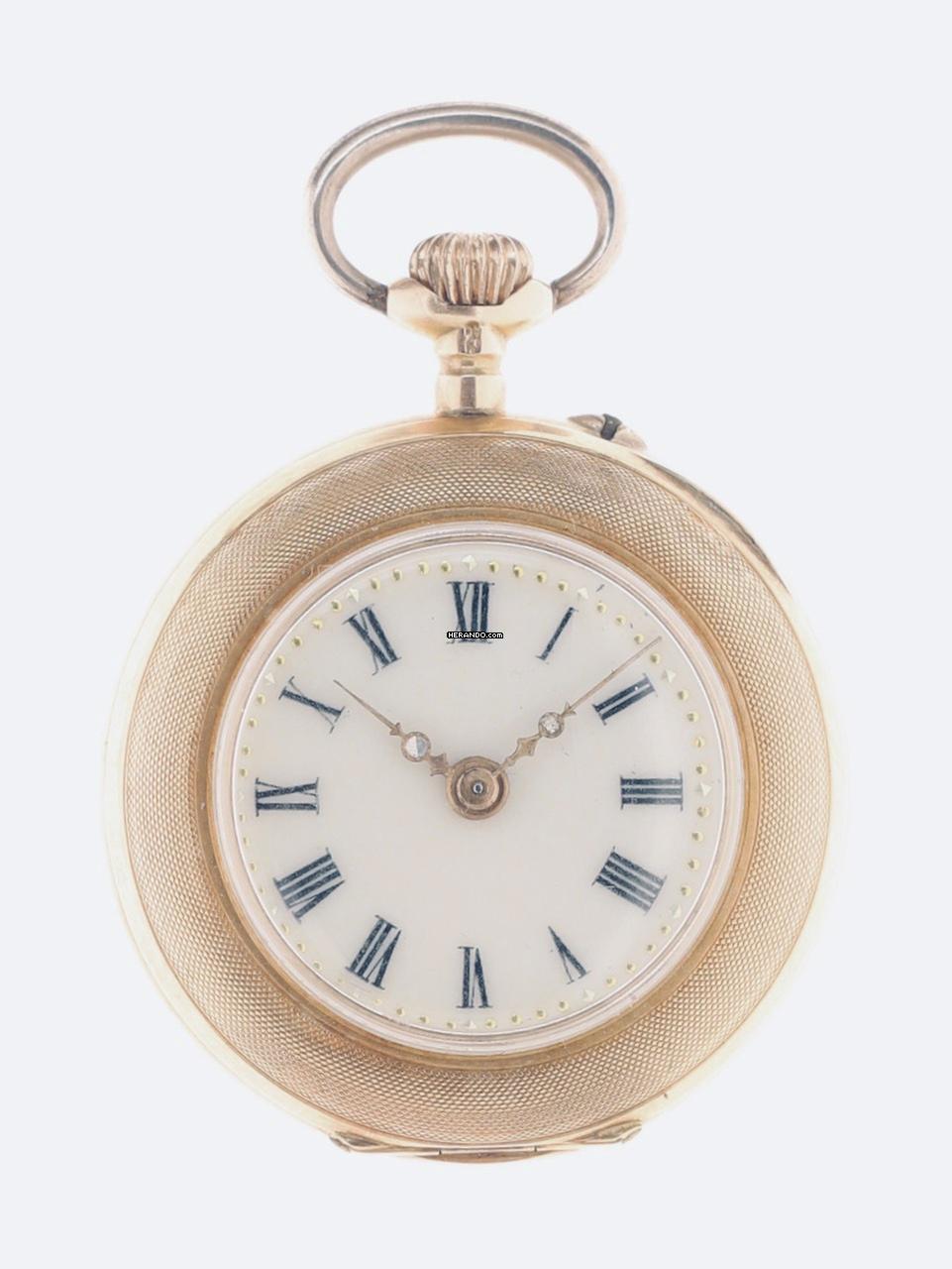 Swiss Ladies Fob 14 k Red Gold 1890s