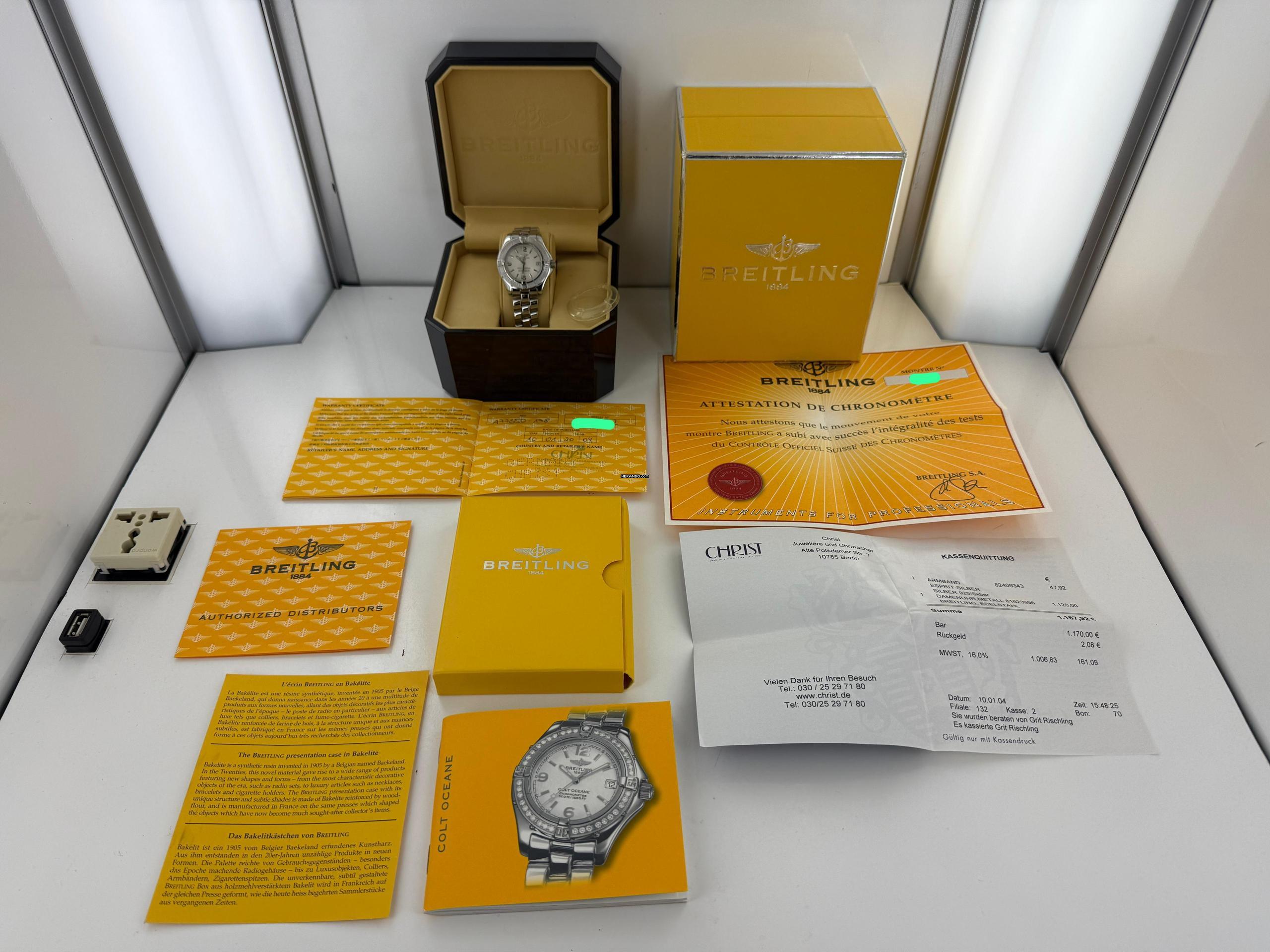  Breitling Colt Oceane A77350 