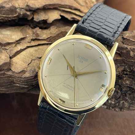 HY. Moser - Montre de costume à 21 rubis - Or jaune 18 carats - 14,02 g