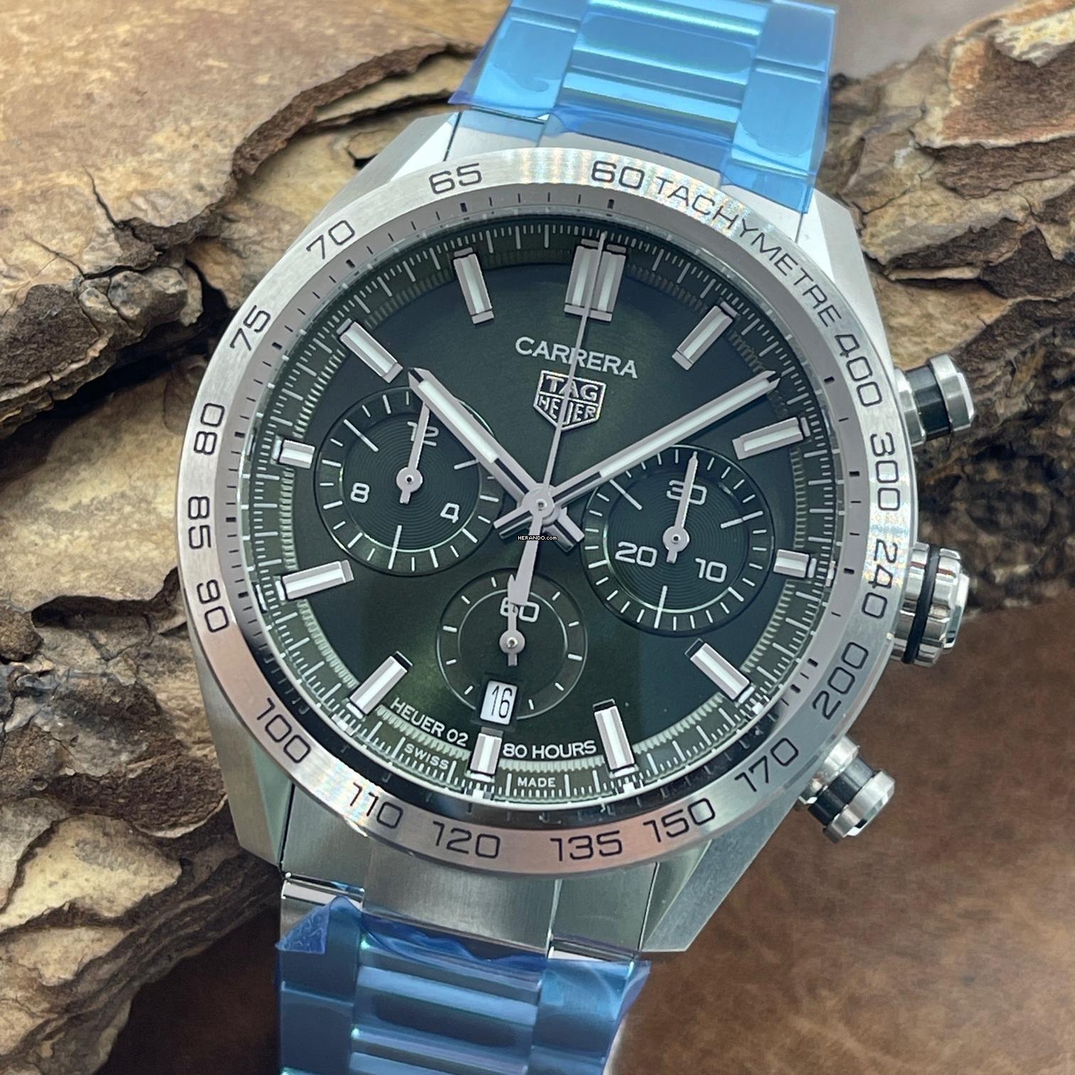  TAG Heuer Carrera Heuer-02T Carrera Chrono Calibre 02 - NEUWARE - FULLSET 2023 - Ref. CBN2a10.ba0643 