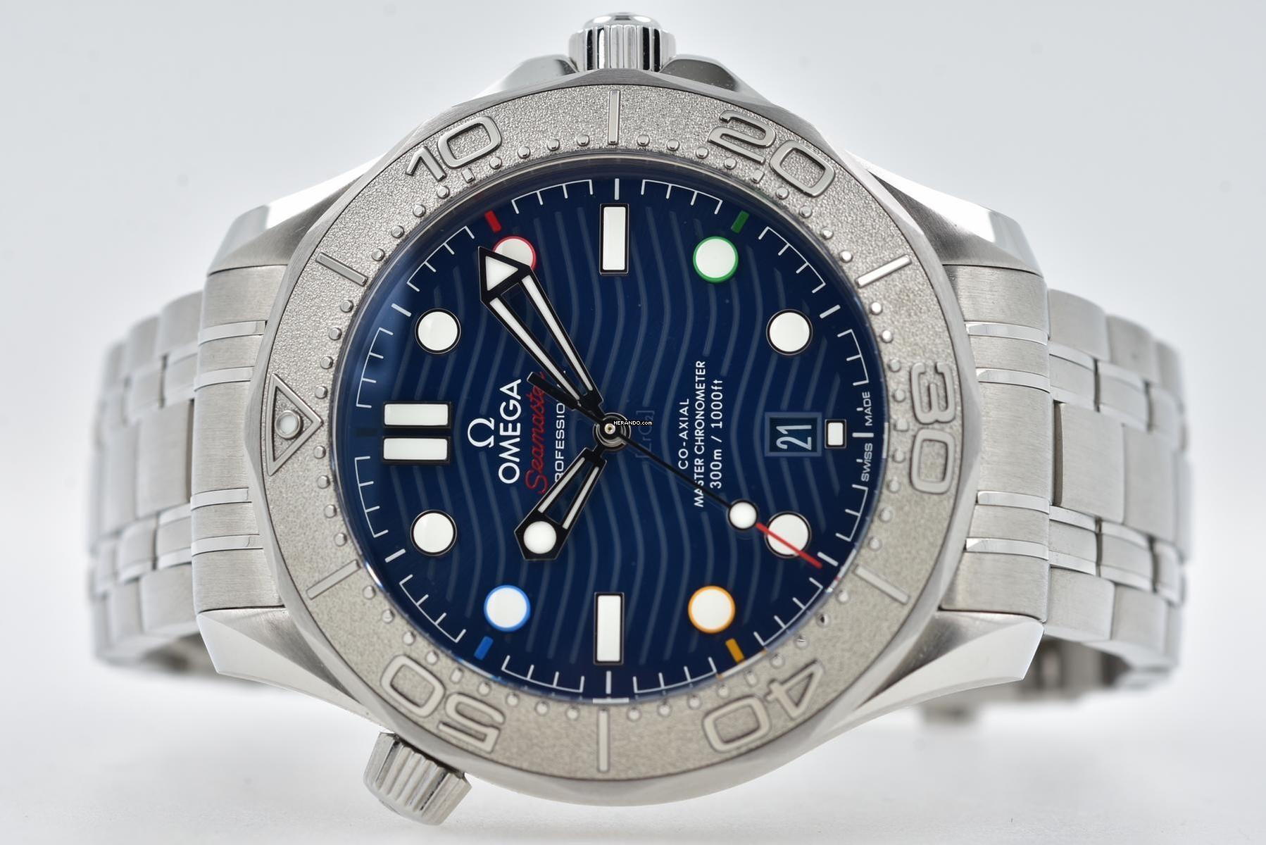 Omega Seamaster 300 Professional Chronomètre Cadran Bleu Beijing 2022 52230422003001
