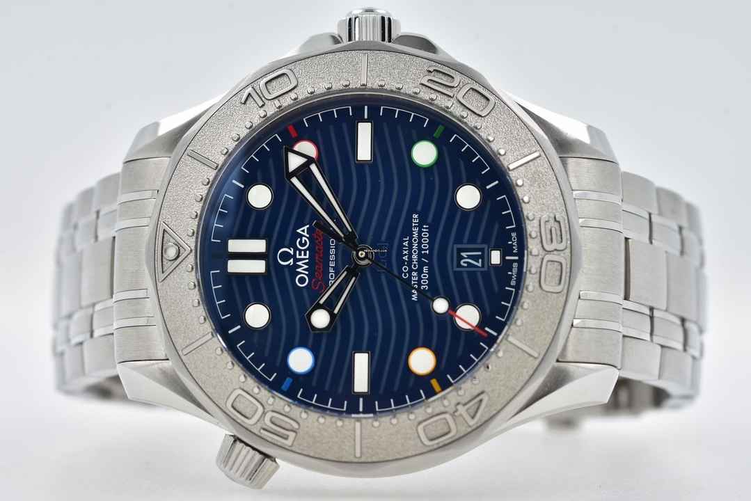 Omega Seamaster 300 Professional Chronometer Quadrante Blu Beijing 2022 52230422003001