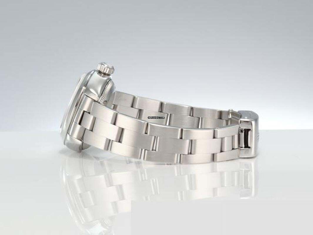 Thumbnail von Rolex Oyster Perpetual Lady Date 26mm 69160 1995 Edelstahl Automatik Damen Damenuhr Stahl Stainless Steel Jubilé-band Chronometer Oyster White Dial