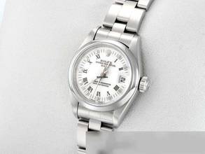 Thumbnail von Rolex Oyster Perpetual Lady Date 26mm 69160 1995 Edelstahl Automatik Damen Damenuhr Stahl Stainless Steel Jubilé-band Chronometer Oyster White Dial