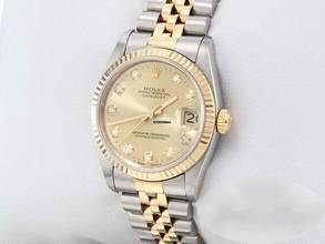 Thumbnail von Rolex Datejust 31 Stahl Gelbgold 750 Diamanten 2001 Automatik Stainless Steel 18kt Yellow Gold Stahl Jubilé-band Chronometer Oyster