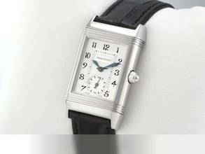 Thumbnail von Jaeger-LeCoultre Reverso Duetto Medium 256.8.75 stal nierdzewna diamenty ręczny
