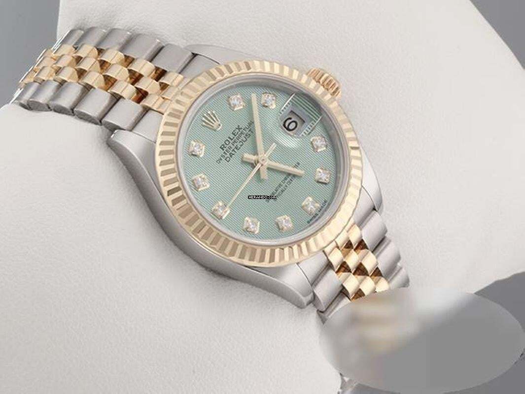 Thumbnail von Rolex Lady-Datejust 28mm 279173 Edelstahl Gelbgold 750 Diamanten Automatik Gold
