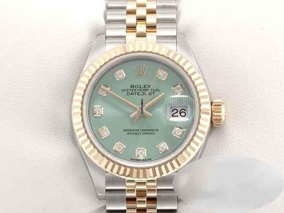 Rolex Lady-Datejust 28mm 279173 acero inoxidable y oro amarillo 750 diamantes automática oro