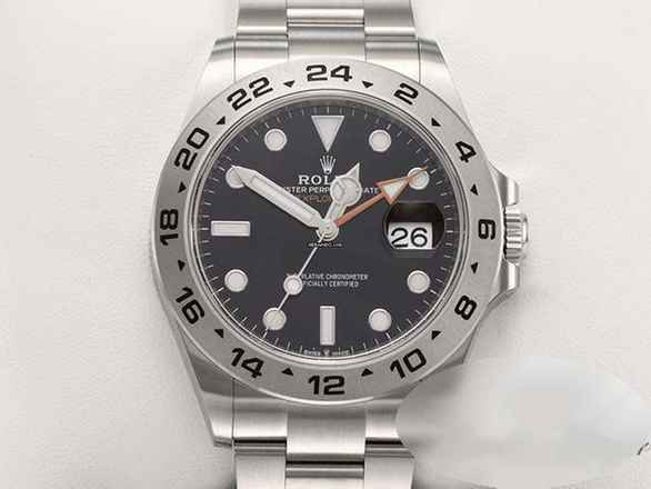 Rolex Explorer II 42mm 226570 2025 Acero inoxidable Automático Acero inoxidable Correa Oyster Cronómetro Dial negro