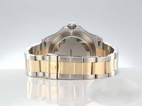 Thumbnail von Rolex Yacht-Master 40 40mm 16623 Stahl Gelbgold 750 Automatik 2007 Rolex-service: 2025 Stainless Steel 18kt Yellow Gold Oyster-band Chronometer Blue Dial