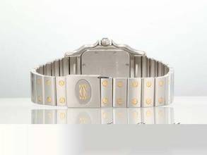 Thumbnail von Cartier Santos Galbée Paslanmaz Çelik Sarı Altın 750 W20011c4 Tarih Çelik Altın