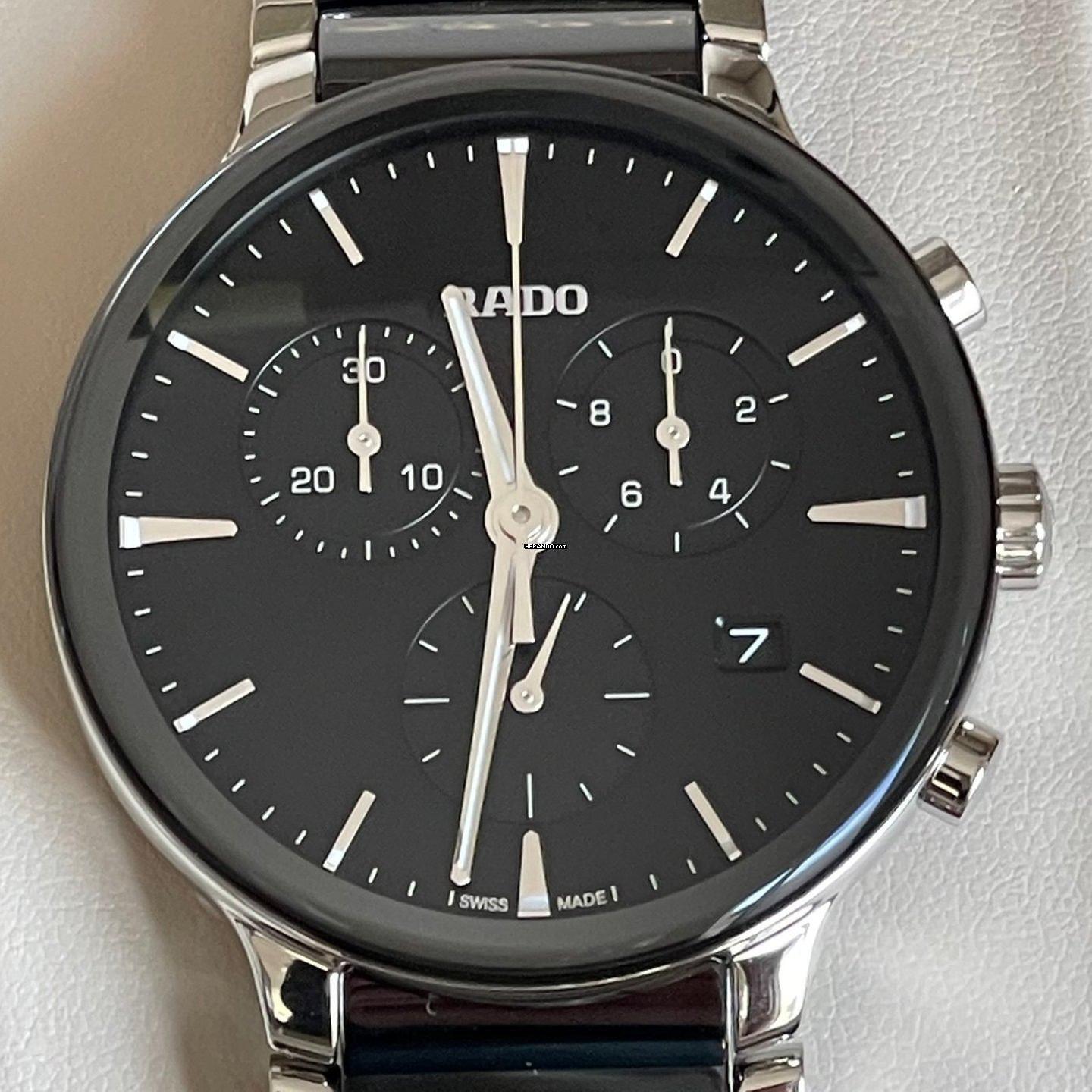 Rado Centrix Chronograph НОВЫЙ ПОЛНЫЙ НАБОР