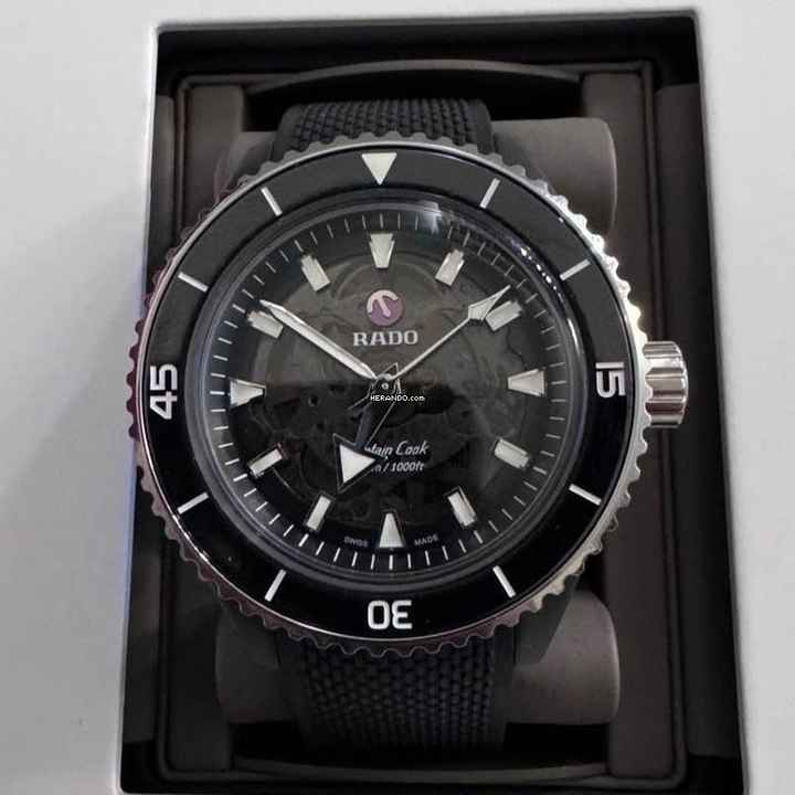 Rado Captain Cook Alta Tecnología Esqueleto de Cerámica NUEVO SET COMPLETO