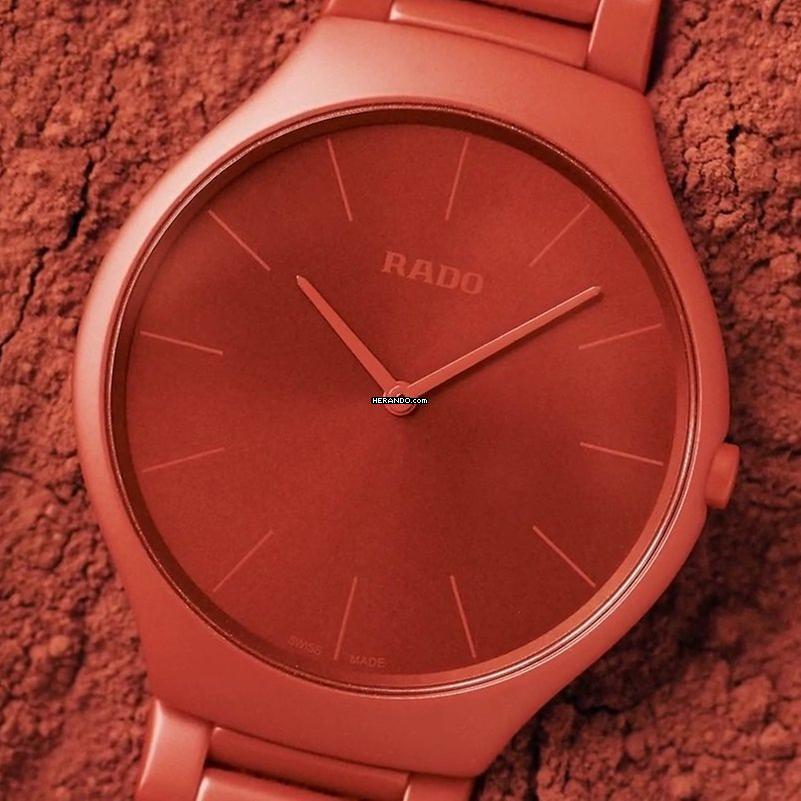 Rado True Thinline Les Couleurs Le Corbusier Puissant NOUVEAU ENSEMBLE COMPLET