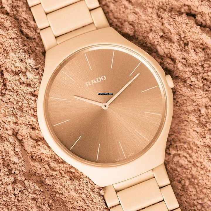 Rado True Thinline Les Couleurs Le Corbusier Pale NOWY ZESTAW PEŁNY