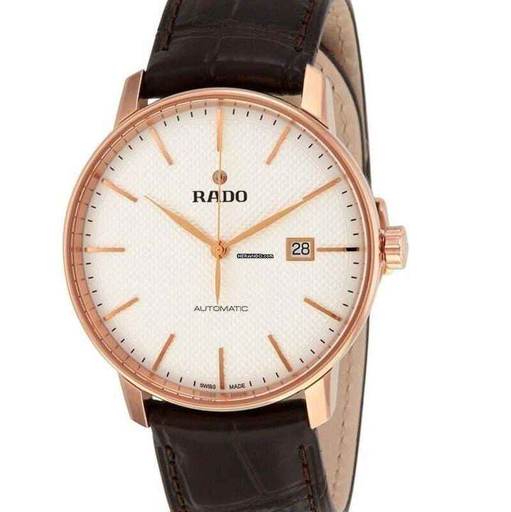 Rado Coupole Classic stal nierdzewnej pokrytej PVD NOWY PEŁNY ZESTAW