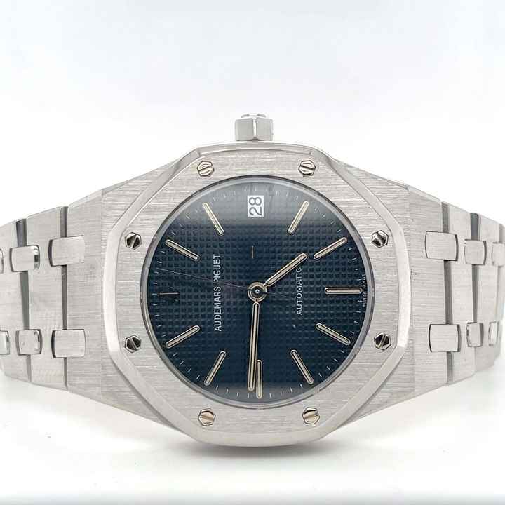 Audemars Piguet Royal Oak modrý MK1 ciferník s dlouhým indexem a rovnou písemností