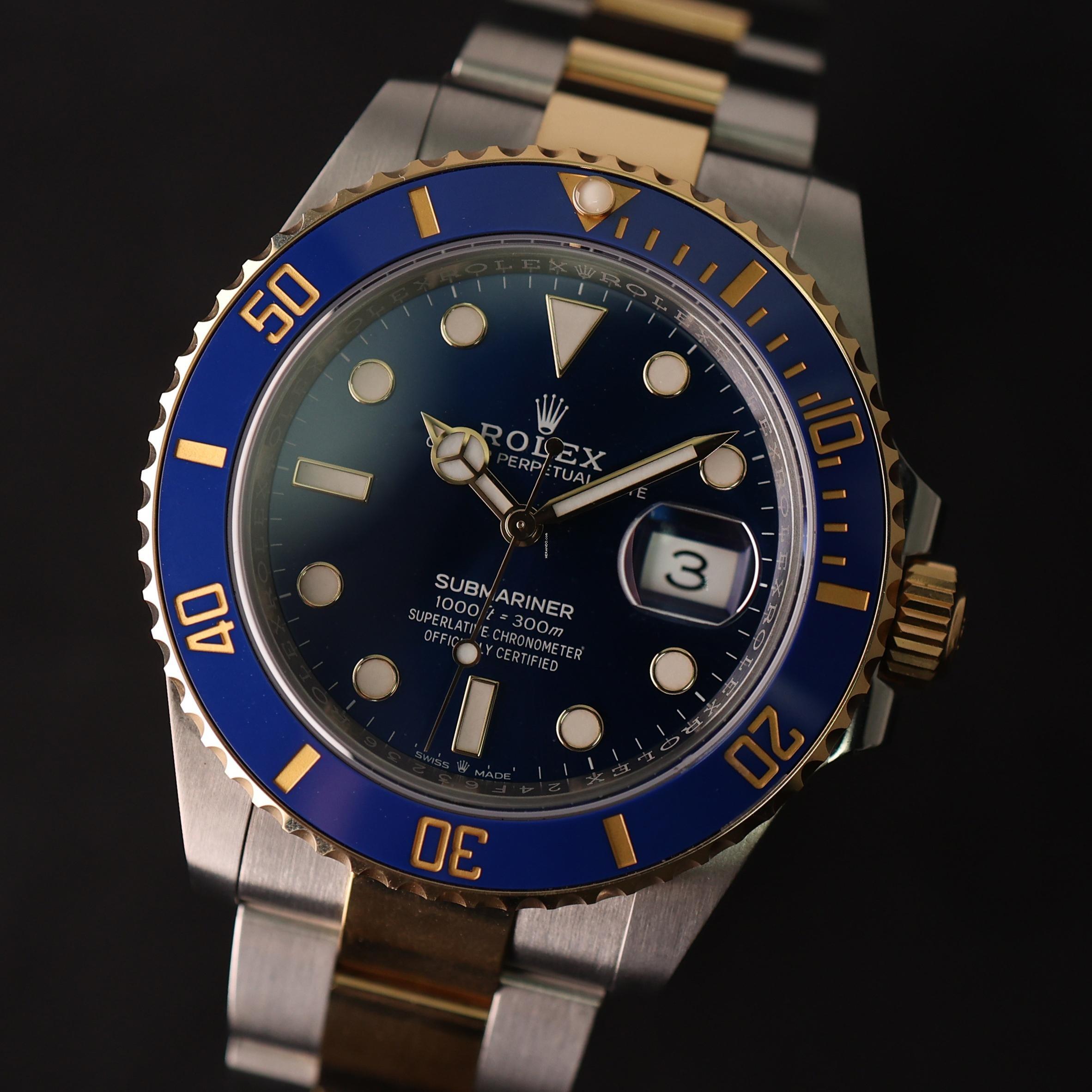 Thumbnail von Rolex Submariner Date Steel/Gold Blue Dial
