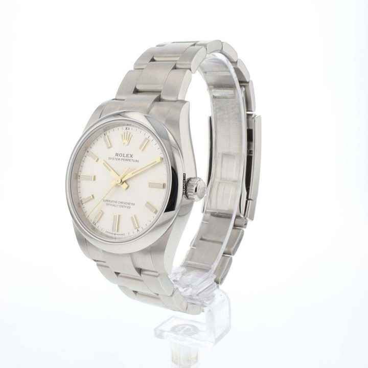 Rolex Oyster Perpetual 34 cadran argent