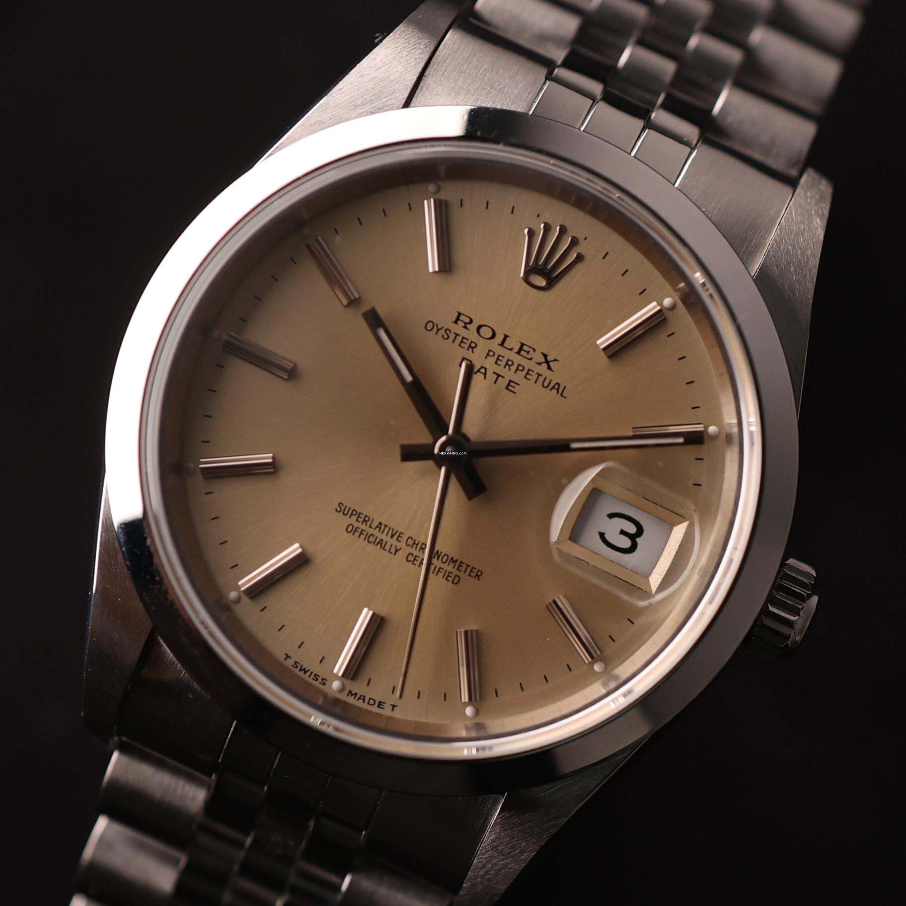 Thumbnail von Rolex Oyster Perpetual Date 34 Silver Dial
