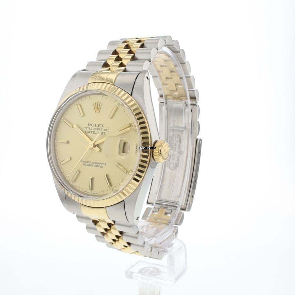 Thumbnail von Rolex Datejust 36 Jubilee Gold/Steel Champagne Dial