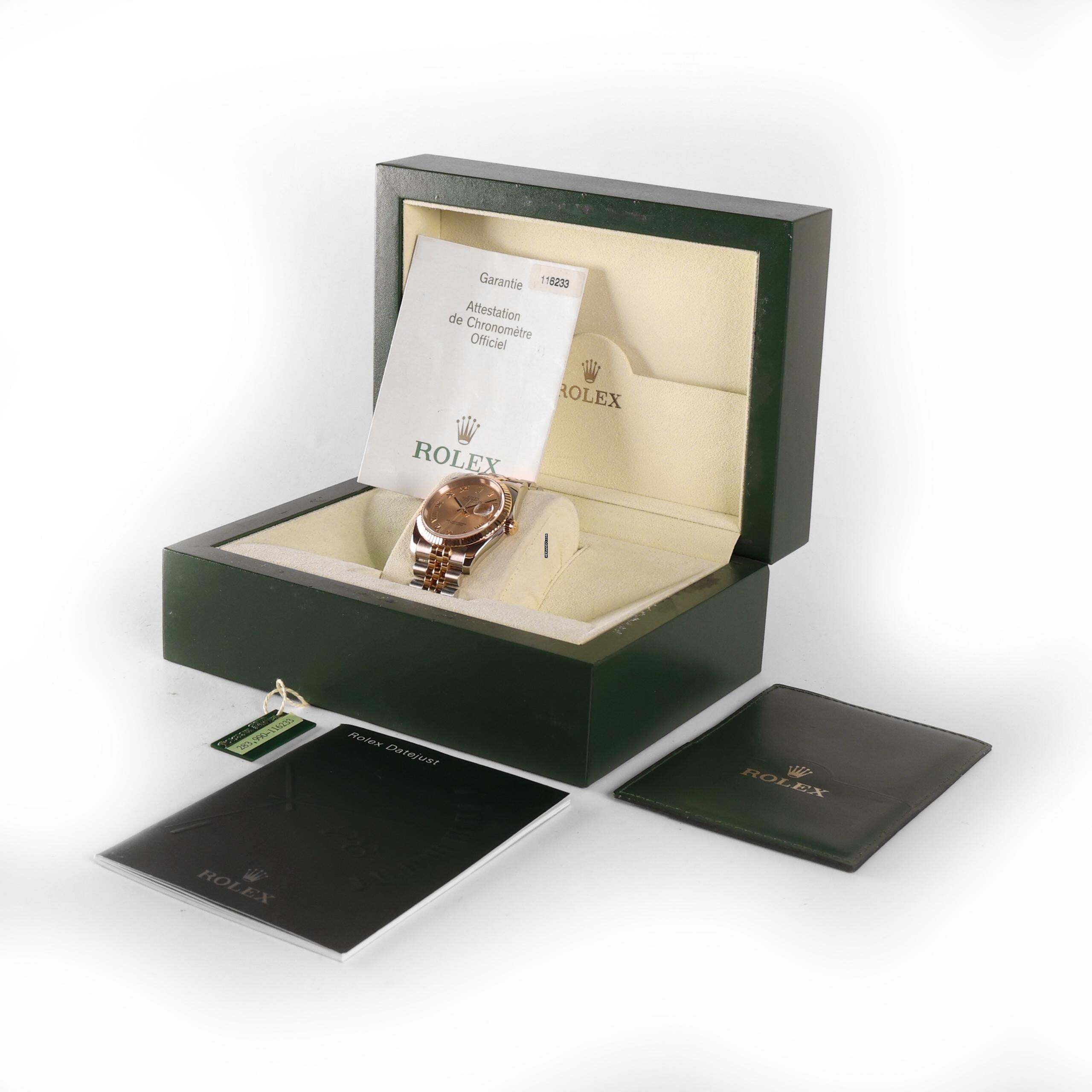 Thumbnail von Rolex Datejust 36 Steel/Gold Champagne Roman Dial