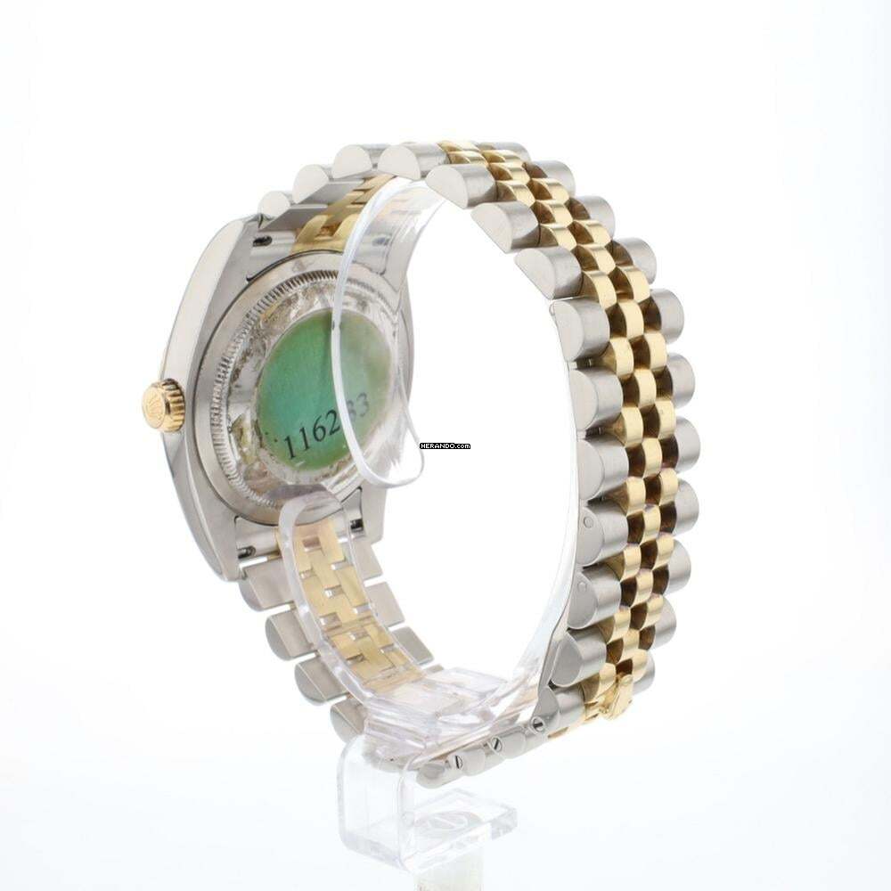 Thumbnail von Rolex Datejust 36 Steel/Gold Champagne Roman Dial