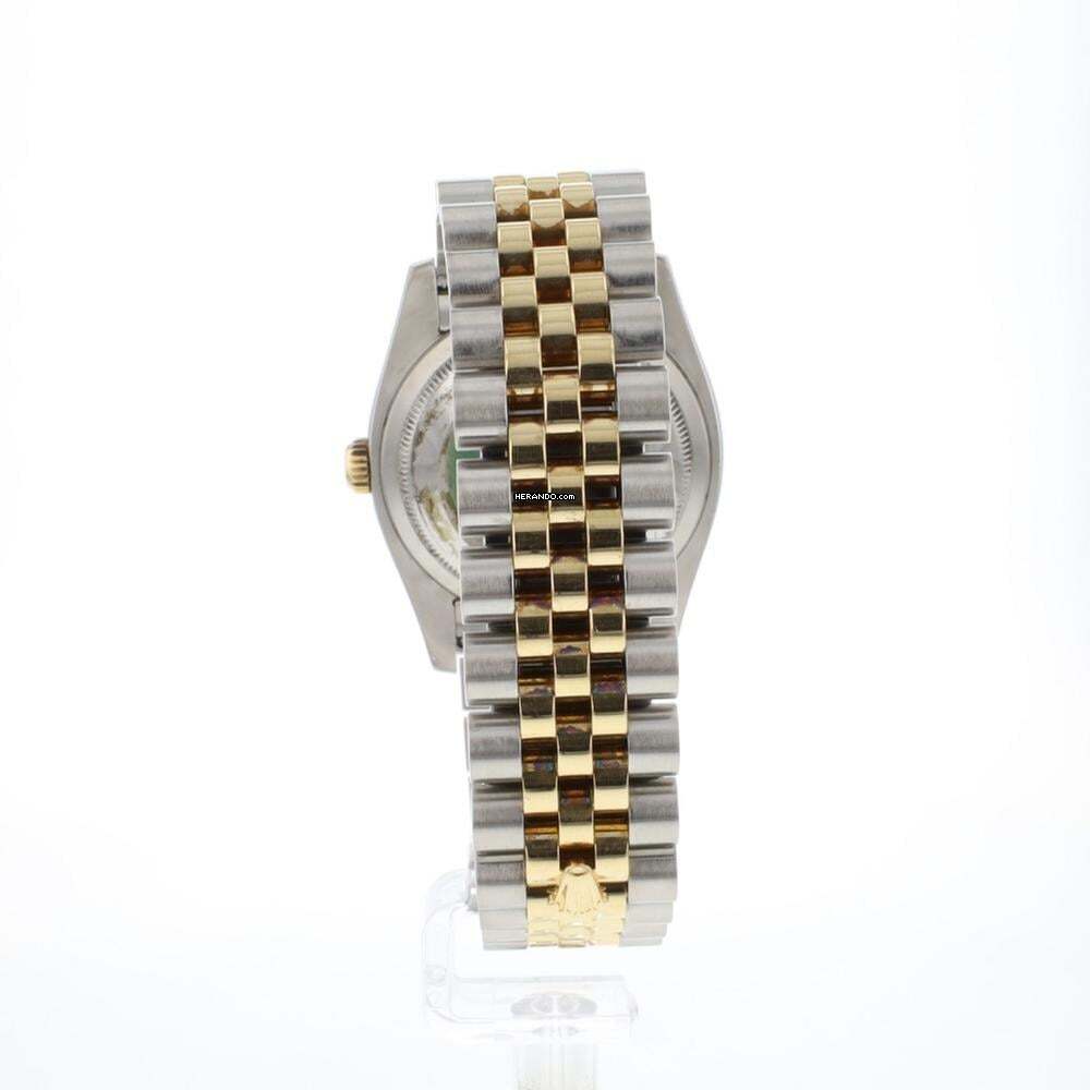 Thumbnail von Rolex Datejust 36 Steel/Gold Champagne Roman Dial