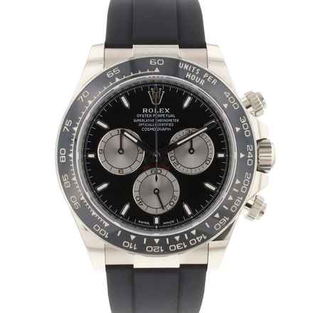 Rolex Daytona Cerámica Negra Oro Blanco Oysterflex 126519LN NUEVO