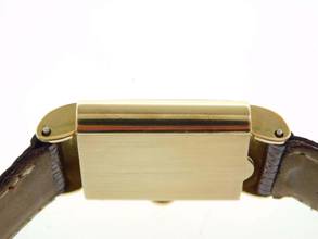 Thumbnail von Vacheron Constantin Tank Vintage Tank 18 karaats geelgoud RARE Kaliber V 458 Handopwinding 25 x 35 mm ongereviseerd originele staat Zeldzaam C 458