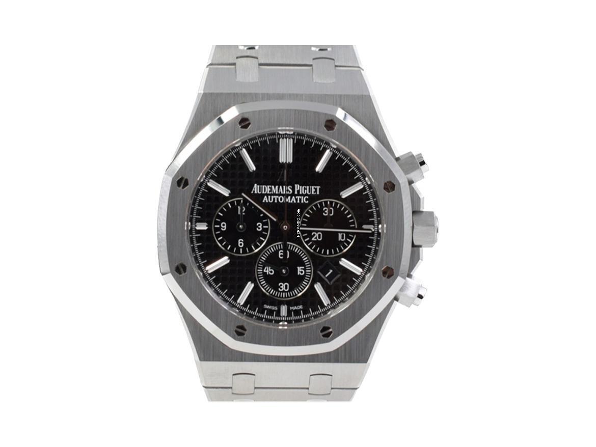 Thumbnail von Audemars Piguet Royal Oak Chronograph 26320st Schwarzer Chronograph 41mm Wie neu 2014