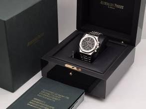 Thumbnail von Audemars Piguet Royal Oak Chronograph 26320st Czarny Chronograf 41mm Jak Nowy 2014