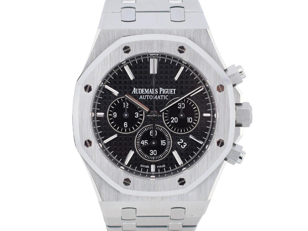 Thumbnail von Audemars Piguet Royal Oak Chronograph 26320st Schwarzer Chronograph 41mm Wie neu 2017
