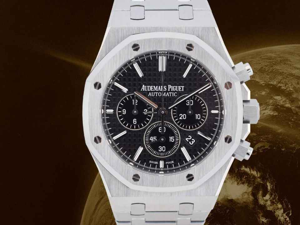 Audemars Piguet Royal Oak Chronograph 26320st Cronógrafo Negro 41mm Como Nuevo 2017