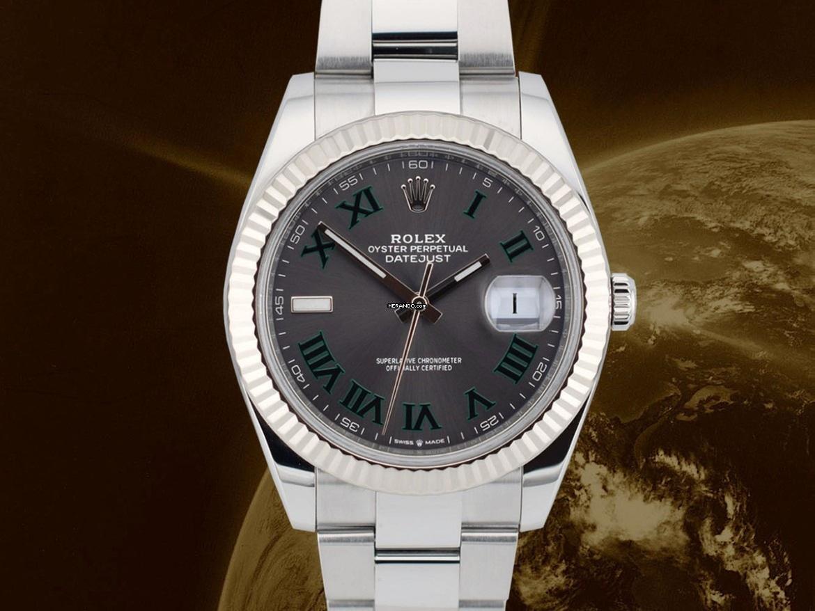 Rolex Datejust 41 II 41mm 126334 Wimbledon Neuwertig 2021