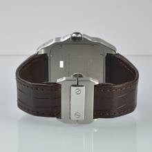 Thumbnail von Cartier Santos 100 XL Anniversary white dial Full Set TOP Condition Full Set TOP Condition