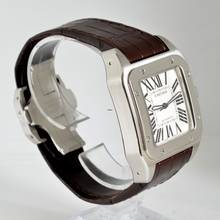 Thumbnail von Cartier Santos 100 XL Anniversary white dial Full Set TOP Condition Full Set TOP Condition