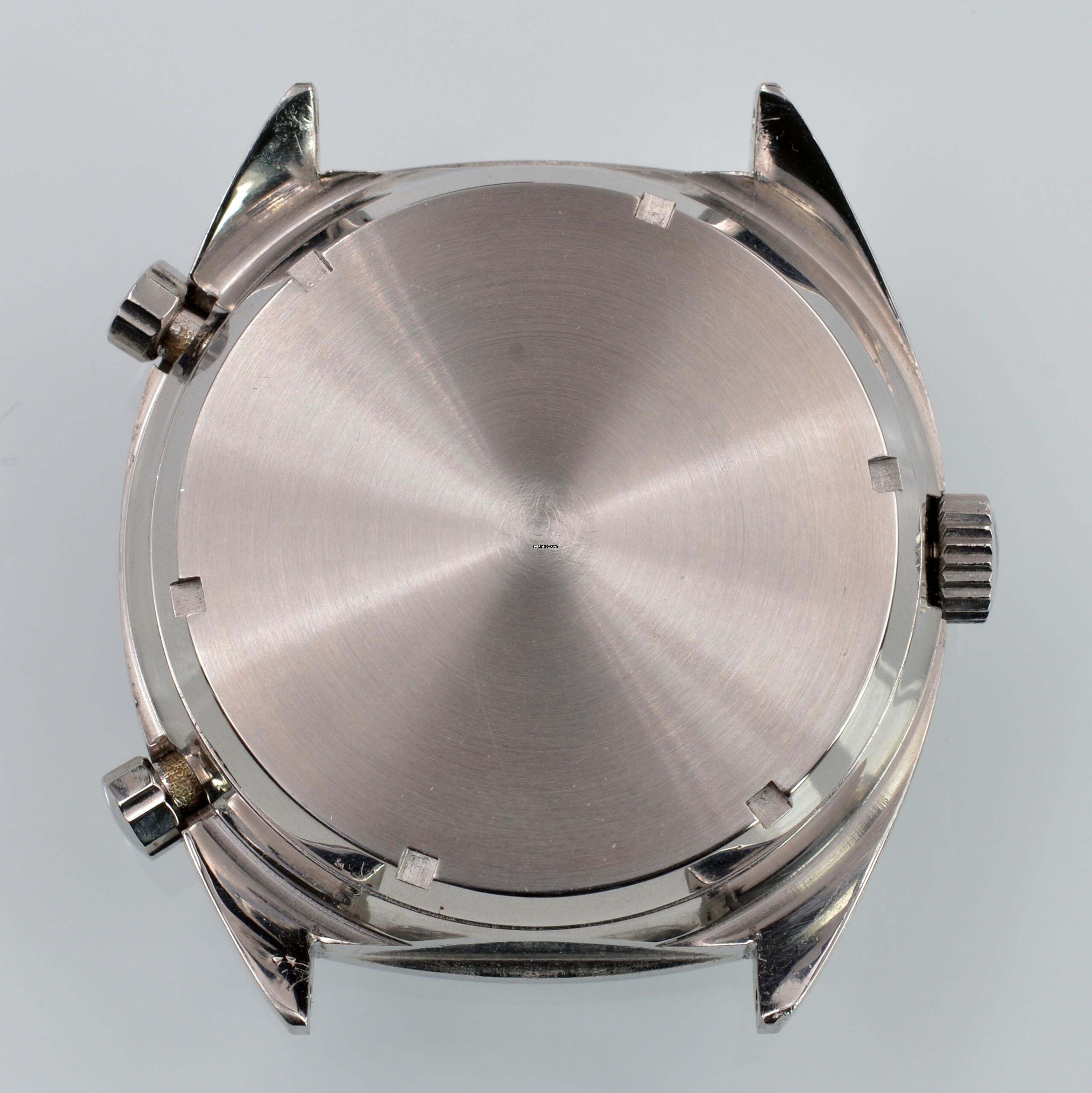 Thumbnail von Heuer Carrera 1153 chronograph Soleil blue dial caliber 12 manual 1971