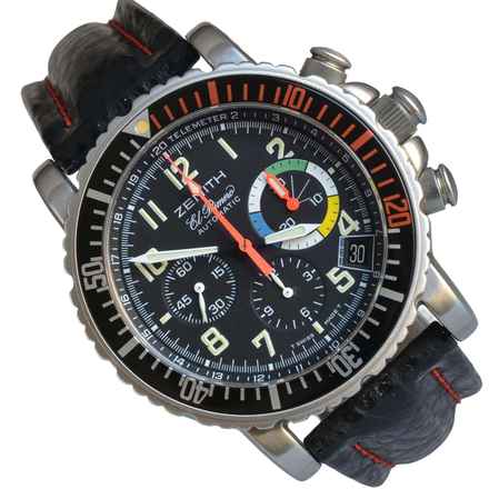 Zenith El Primero Rainbow 01.0480.405 Flyback от Французских ВВС Полный комплект