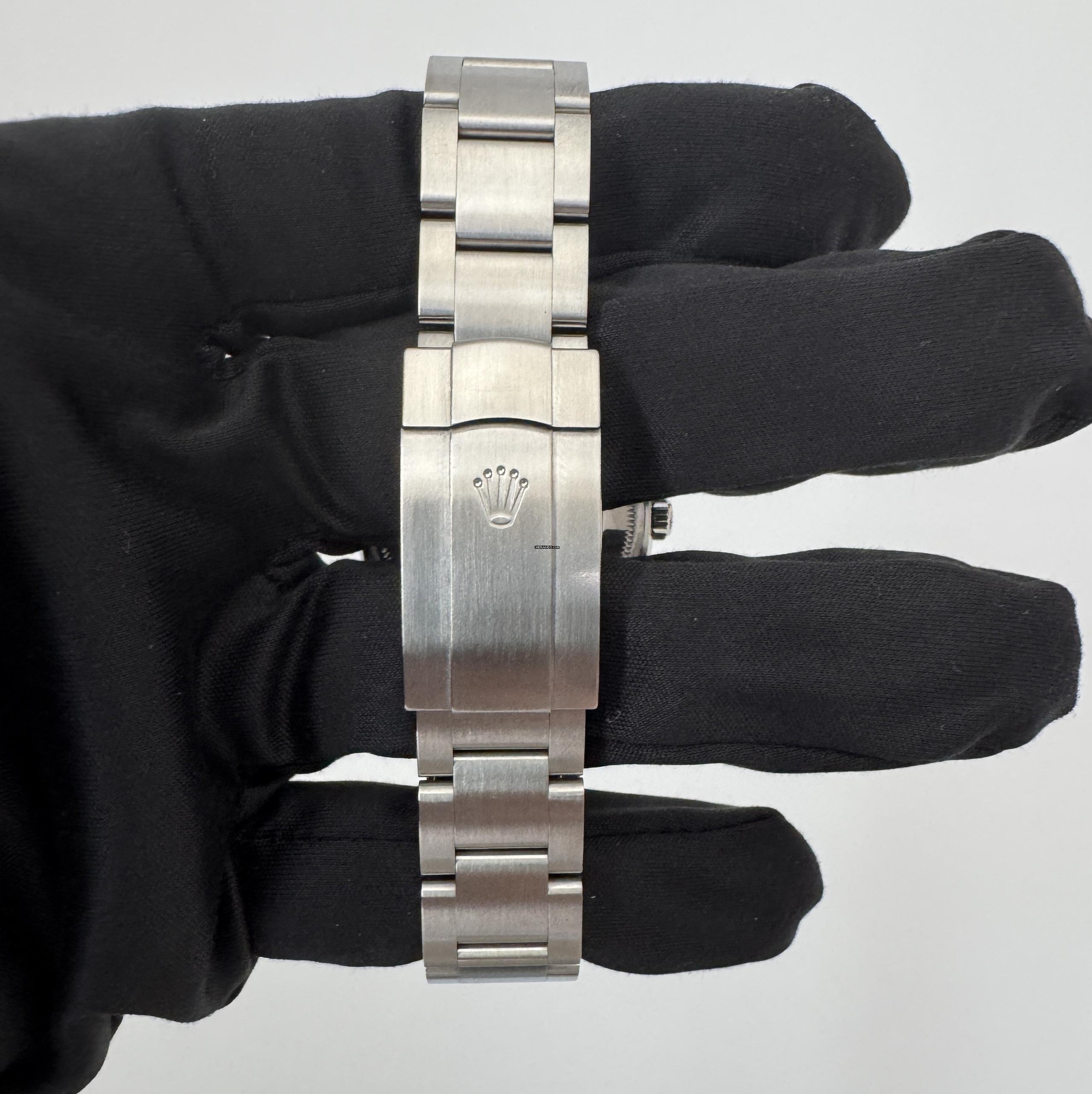 Thumbnail von Rolex Air King 114200 Oyster Perpetual 34MM Soleil Silver SuperLuminova Zifferblatt