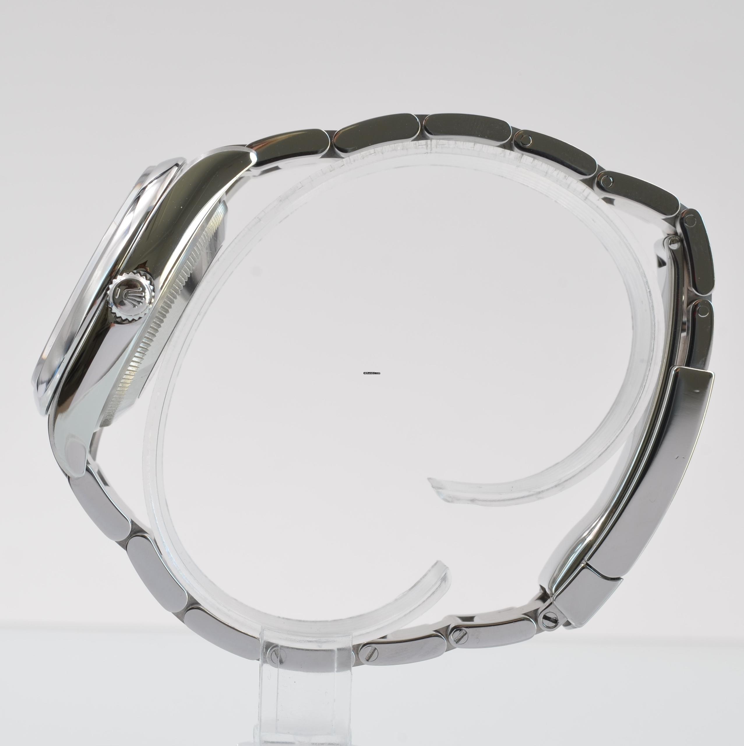 Thumbnail von Rolex Air King 114200 Oyster Perpetual 34MM Soleil Silver SuperLuminova Zifferblatt