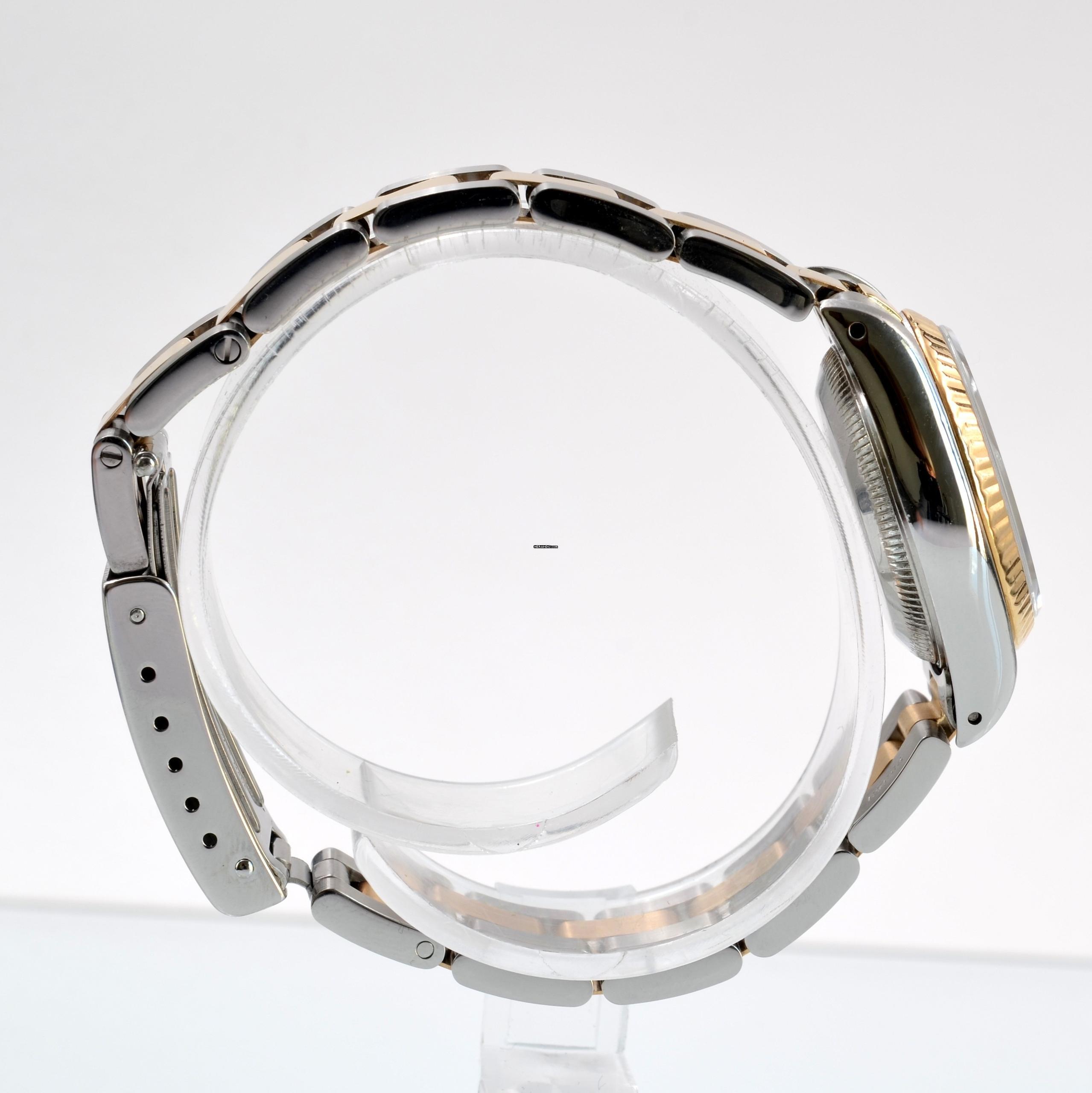 Thumbnail von Rolex Lady-Datejust 69173 Ladies 26MM Soleil blue diamond’s indexes dial Full Set