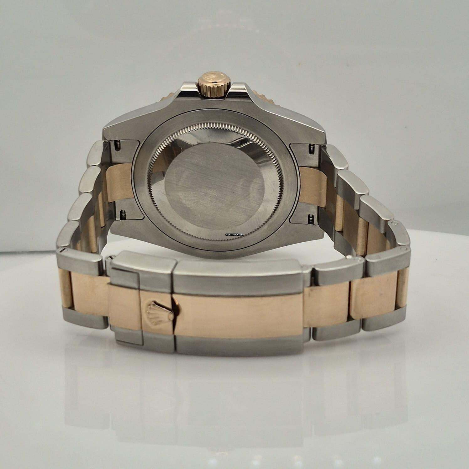 Thumbnail von Rolex GMT-Master II Rootbeer or rose gold & acier 40mm automatique complet