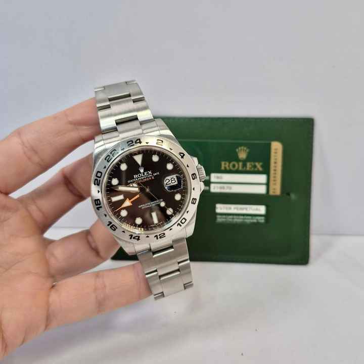 Rolex Explorer II 42mm Cadran noir Automatique Complet