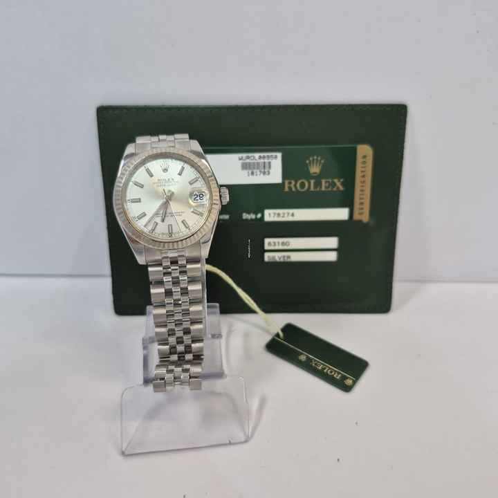 Rolex Datejust 31 31mm Or Blanc & Acier Jubilee Automatique Complet